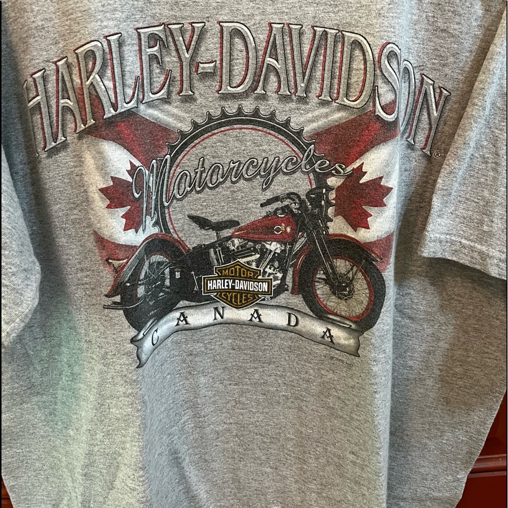Harley Davidson Size Large New Canada Shirt